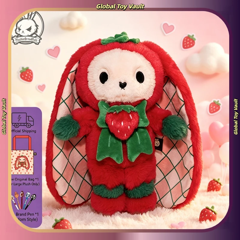 Plushie Dreadfuls Strawberry Bunny Plush Toy Original Design Soft Stuffed Animal Cute Popular Plush Doll Collectible Girls Gift