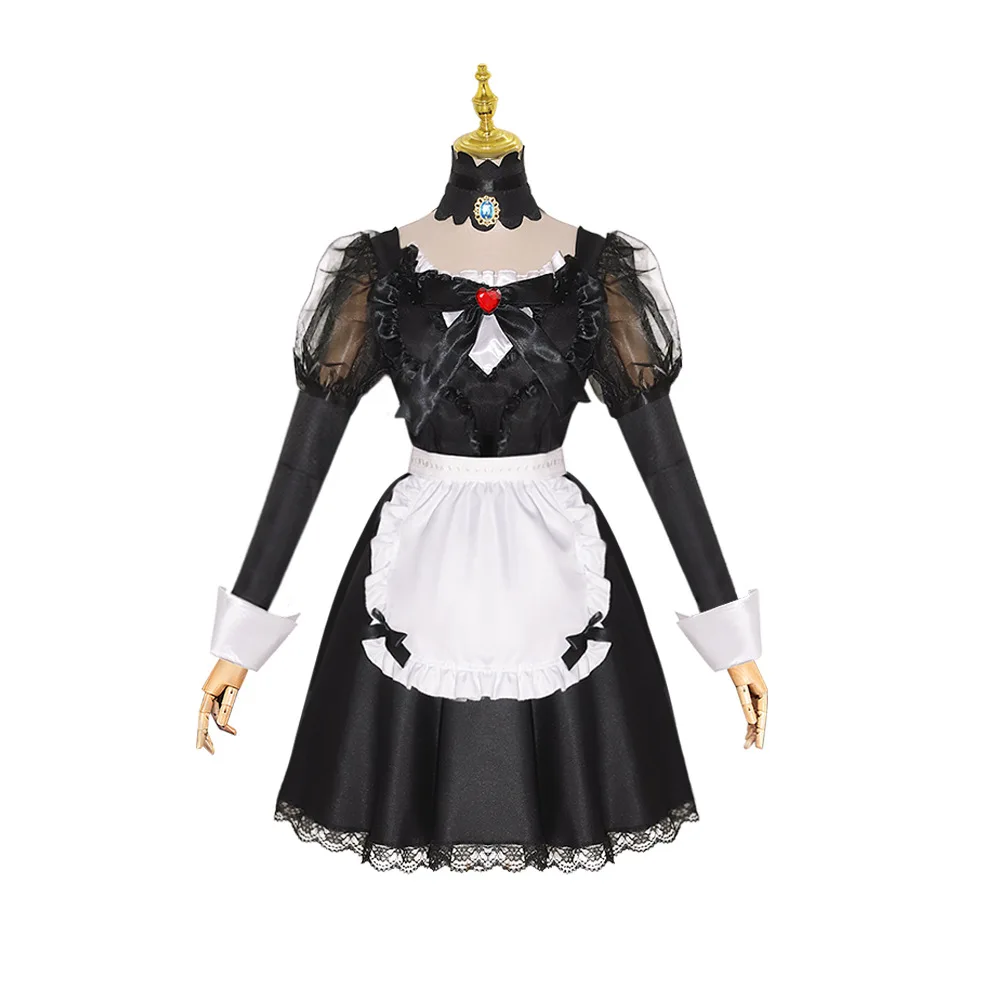 Fiona Gilman Prêtresse Cosplay Costume pour femme, jeu ta.com V, robe, Crismon, accessoires, grande taille