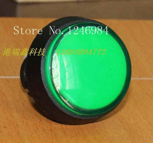 [SA]Video game consoles accessories round button green button hypotenuse mainframe computer switch button M40--20pcs/lot