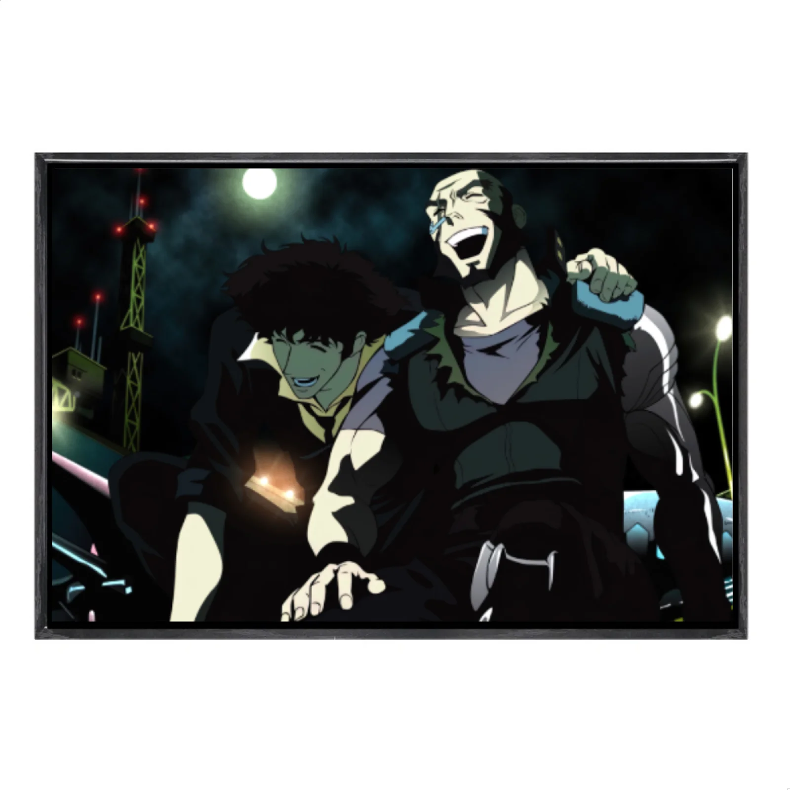 

Japanese Manga Multi-Size Canvas Poster Double Framed Wall Art,Cowboy Bebop Home Decor for Living Room Bedroom