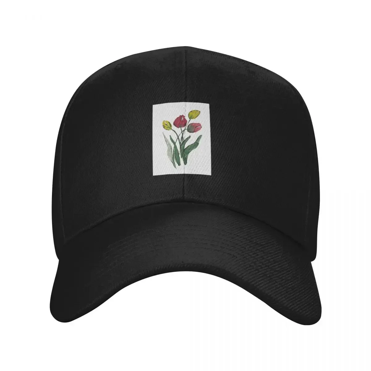 Watercolor tulips Baseball Cap Visor |-F-| Streetwear Women's Beach Outlet Men's