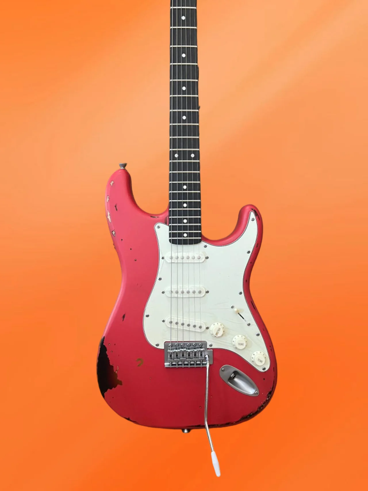 جيتار جديد رائع لعام 2026 الأكثر مبيعًا لوحة أصابع من خشب الورد المشوي بالفحم الأحمر