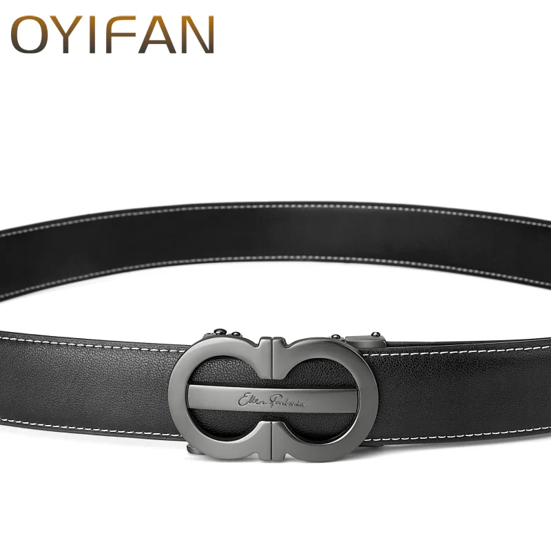 Luxury Men's Belt Fashion Designer Belt Men, Formal Business Belt High Quality Genuine Leather Automatic Buckle Belt for Men