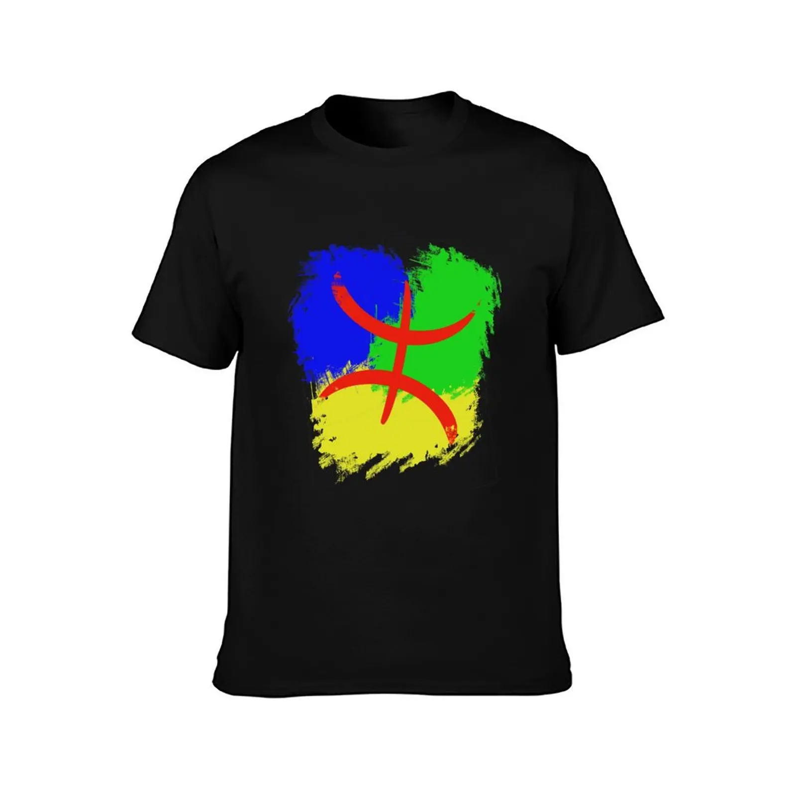 Berber Flag, Amazigh Flag T-Shirt Casual Work Wear T-Shirt