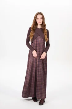 AS AW25 elegance slip satin dress + knitting cross top +mockneck woman clothing set adjustable maxi floor length 4 AS AW25 elegance slip satin dress + knitting cross top +mockneck woman clothing set adjustable maxi floor length 4