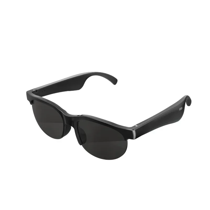 Lunettes Bluetooth sans fil à conduction d'air, écouteurs intelligents, sports de plein air, course à pied, cyclisme, appel musical, 2 en 1, oreille ouverte