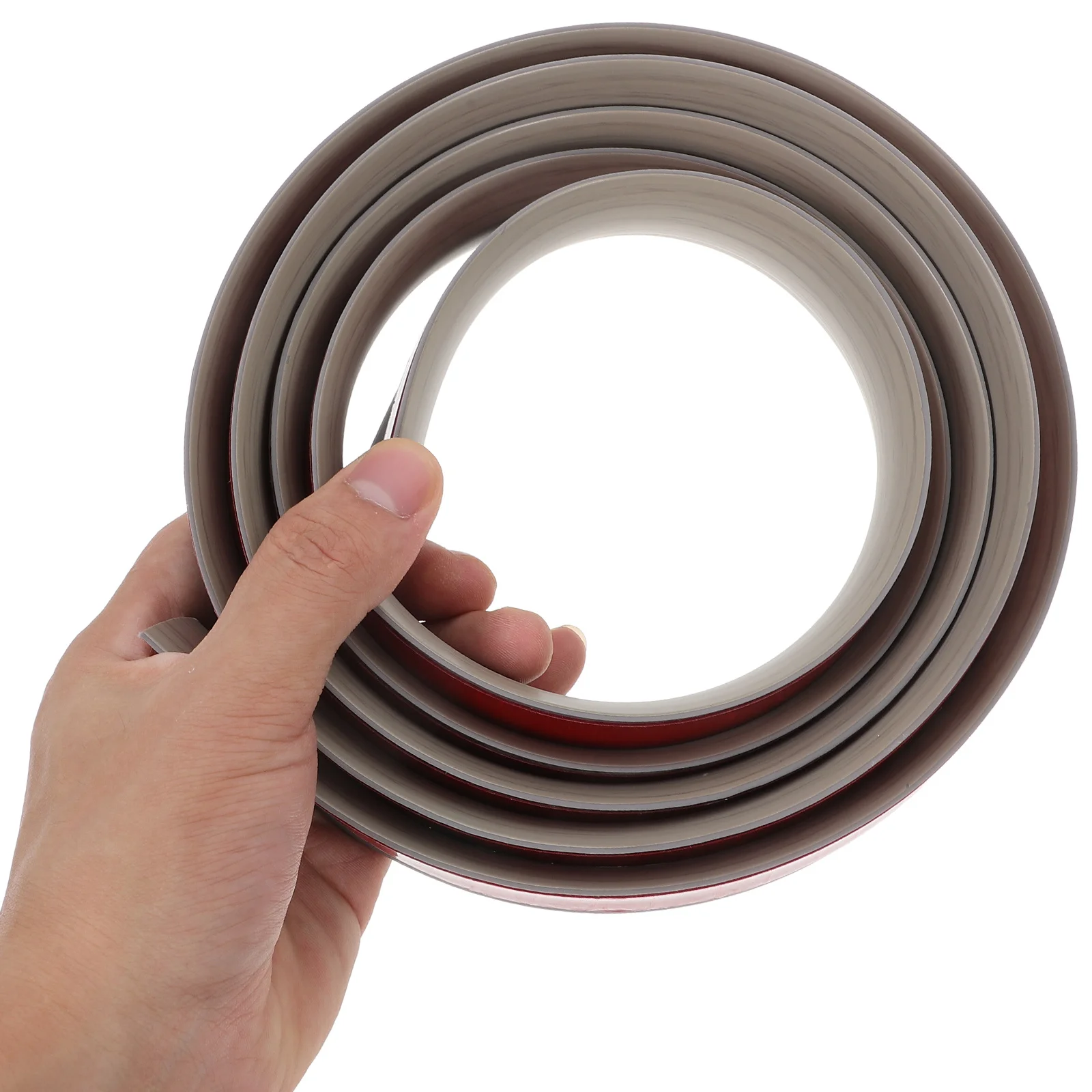 2 متر الخشب الأحمر الحبوب الطابق الانتقال قطاع ذاتية اللصق PVC عتبة متفوقا لفرق الارتفاع 4-6 مللي متر بلاط المدخل إلى السجاد #2