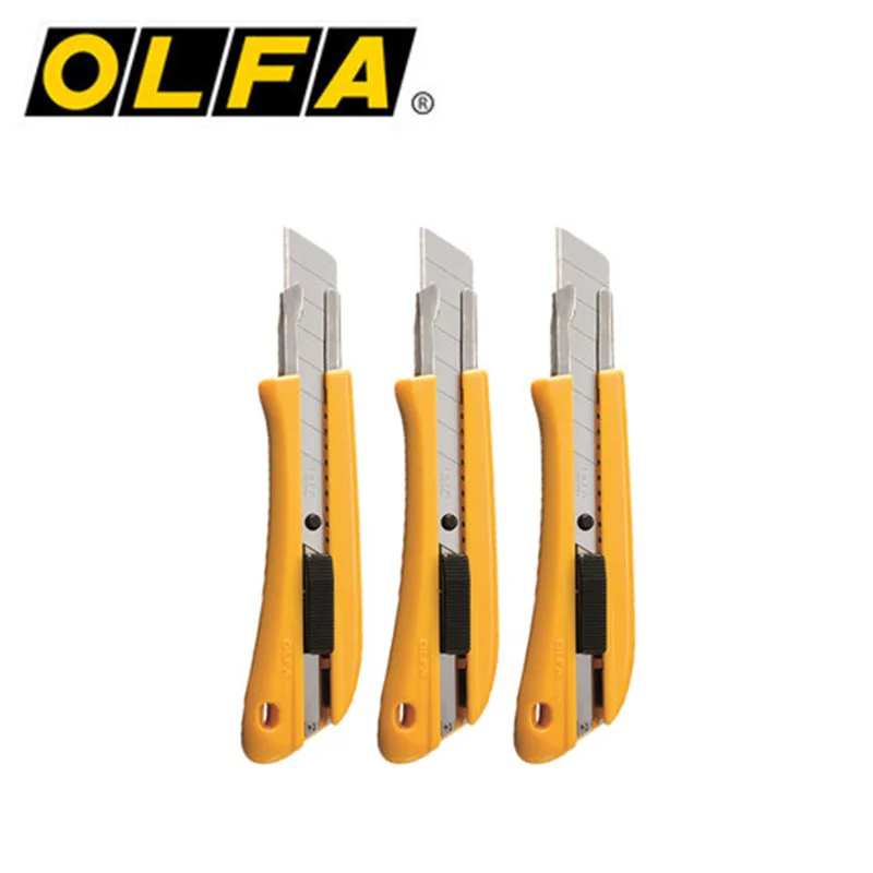 OLFA BN-L 164B 18mm Knob Type Utility Knife Multifunctional Household Heavy-duty Paper Cutter Large Utility Knife Paper Cutter