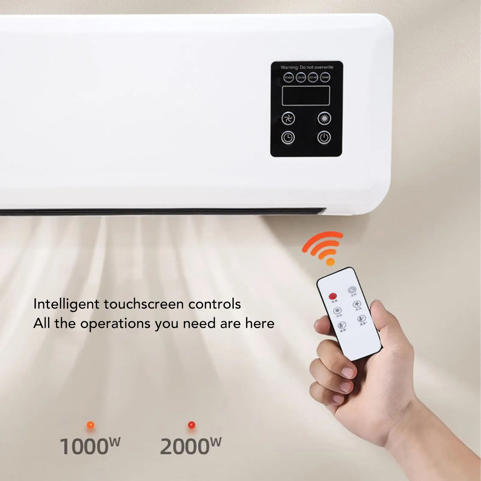 

Портативный кондиционер для настенного крепления, холодный и теплый настенный кондиционер, регулируемая энергосбережение для офиса