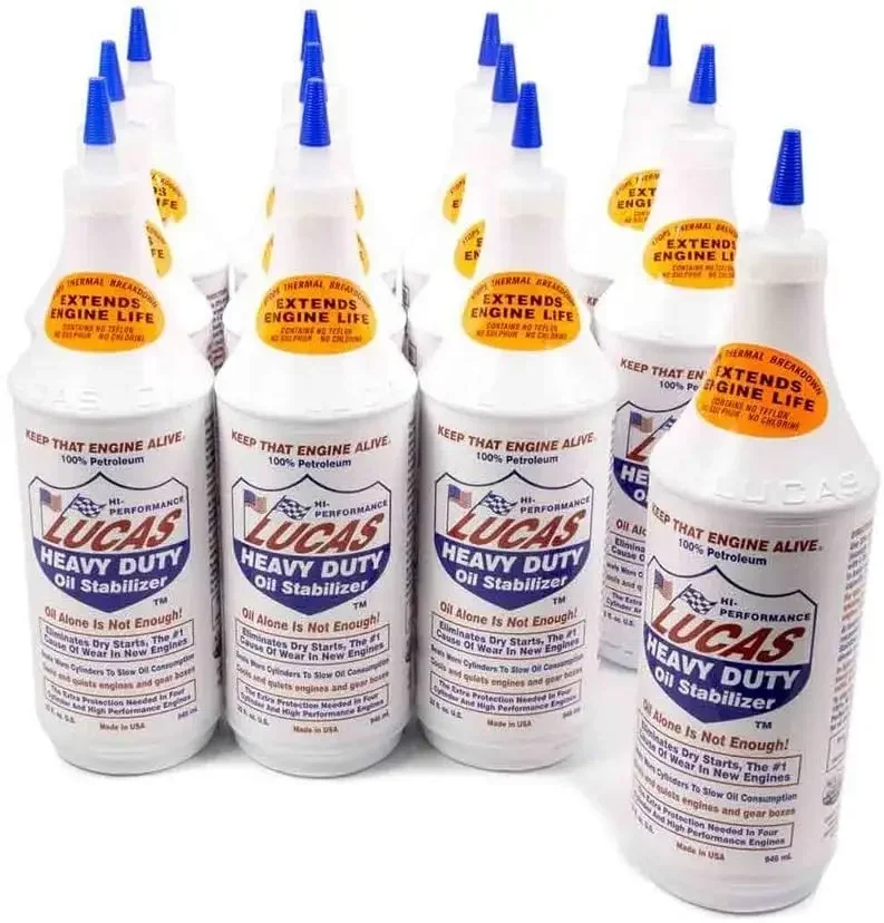 Lucas Oil 10001 Heavy Duty Oil Stabilizer - 1 Quart (Pack of 12)