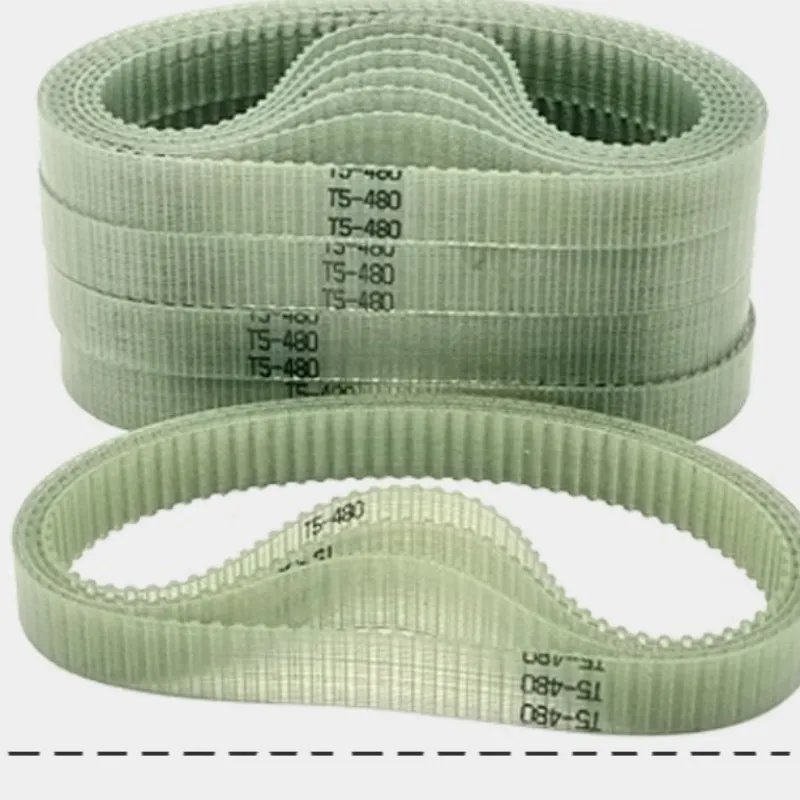 2Pcs T5-500/505/510/515/520 Drive Belt Width 10-30MM Timing belt Synchronous belt Transmission Belt PU