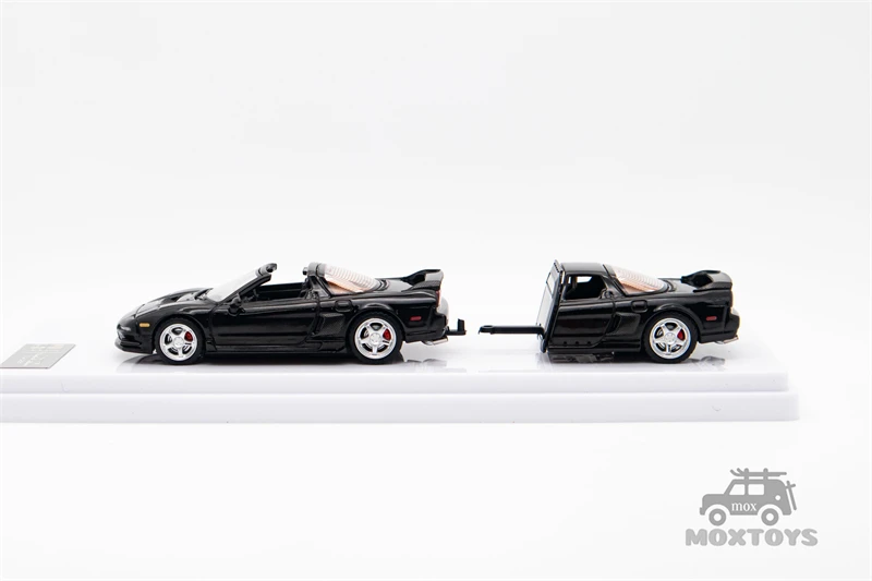 NSX TRA أسود سيارة نموذج دييكاست ، MLGB Model ، 1:64