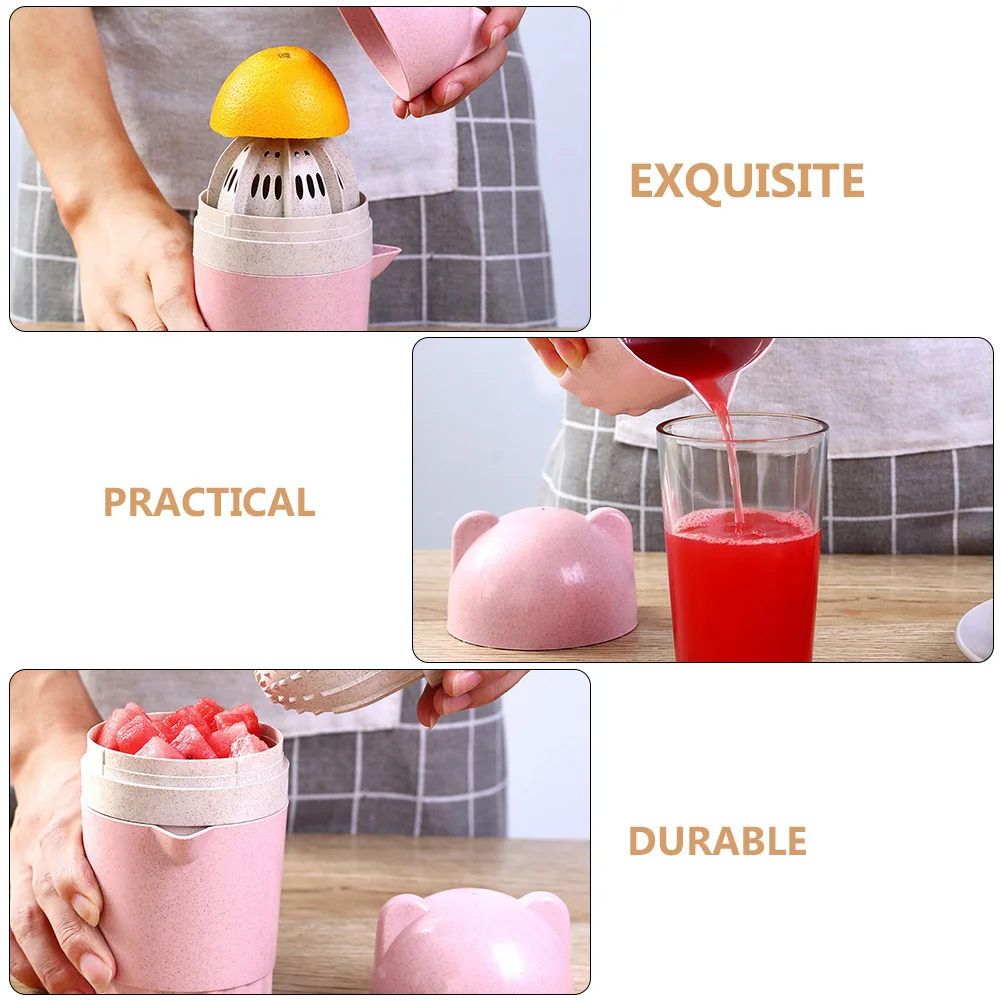 

Manual Juicer Cup Thick Material Lightweight Portable For Home Office Supermarket Bakery Small Juice Maker For