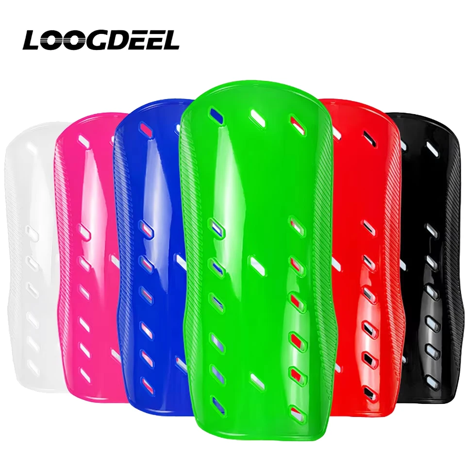 Loogdeel 1 زوج كرة القدم حارس القدم Shinguard الكبار الساق حماية مجلس الأطفال التدريب سميكة الإدراج كرة القدم شين دعم
