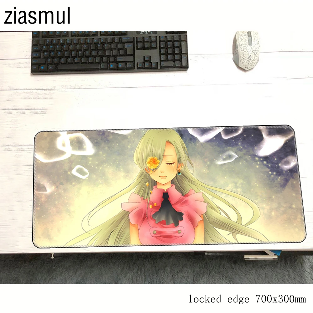 Коврик для мыши «Семь смертных грехов» 700x300x3 мм, великолепный коврик для компьютерной мыши, игровые аксессуары, красочный коврик для мыши, игры для ПК, геймер