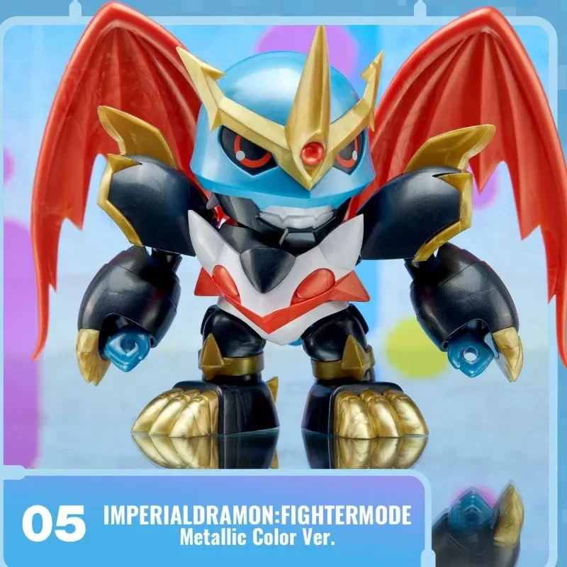 Bandai Digimon Greymon Plabako Vol.2 Assemble Battle Blind Box Figur Sammlerstück Anime-Modell Spielzeug für Anime-Fans Geschenke