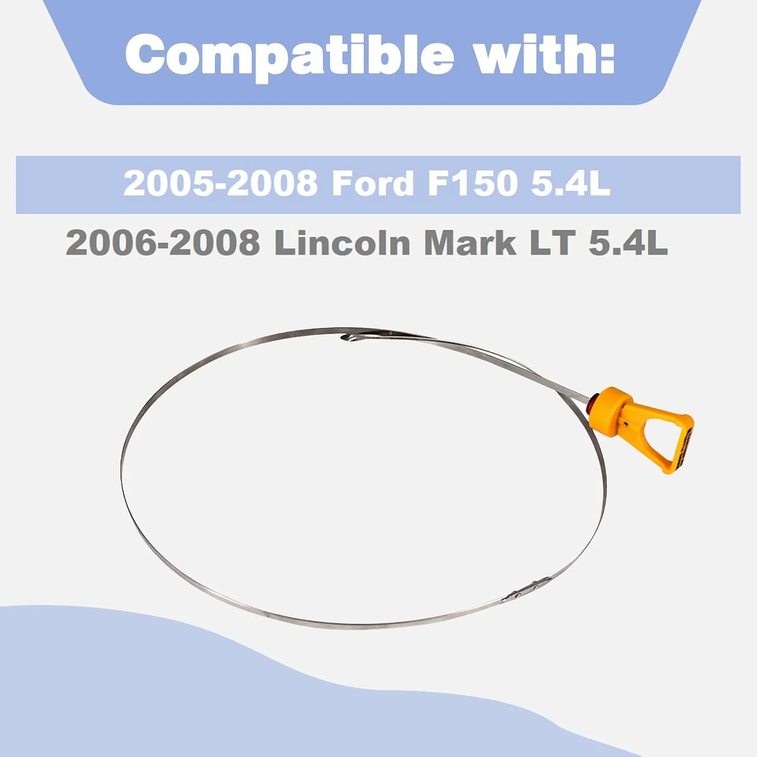 Fits for 2005-2008 Ford F150 Lincoln Mark LT 5.4L 3V V8 4R70W #OE 5L3Z-7A020-B Transmission Fluid Level Indicator Dipstick