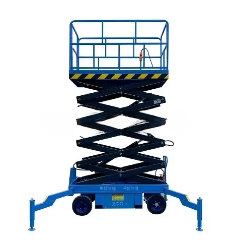 4M- 18m Towable Scissor Lift Platform Electric Table Lift Manual Scissor Lift For Aerial Work