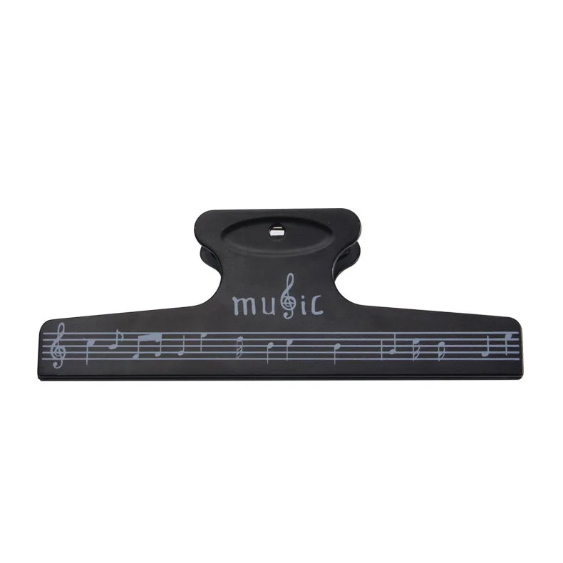 5 шт., зажим для нот, зажим для книги, держатель для страниц, дизайн нот, портативный АБС-пластик, заметки для документов, черный цвет