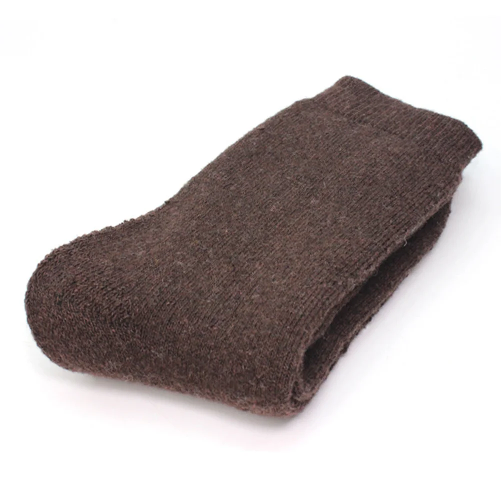 

Шерсть для мужчин, очень толстые теплые зимние носки до щиколотки, мягкие удобные мужские носки для сна, мужские носки-тапочки