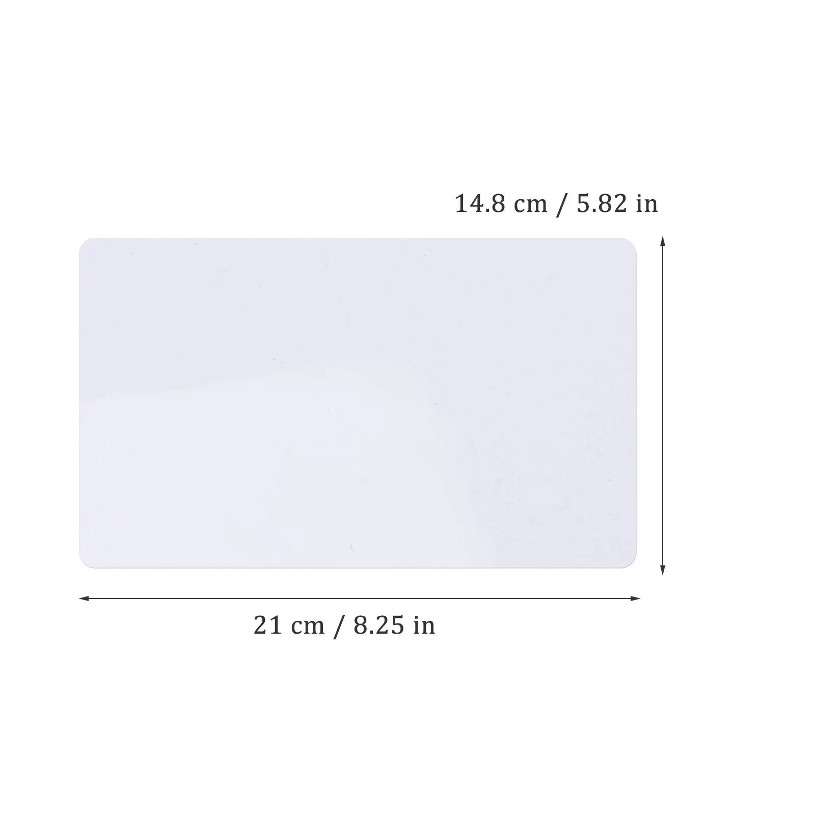 6 قطعة سبورة بيضاء مغناطيسية للمسح الجاف لوحات مستطيلة صغيرة قابلة لإعادة الاستخدام للثلاجة والمكتب المنزلي وملاحظات رسائل المطبخ #4