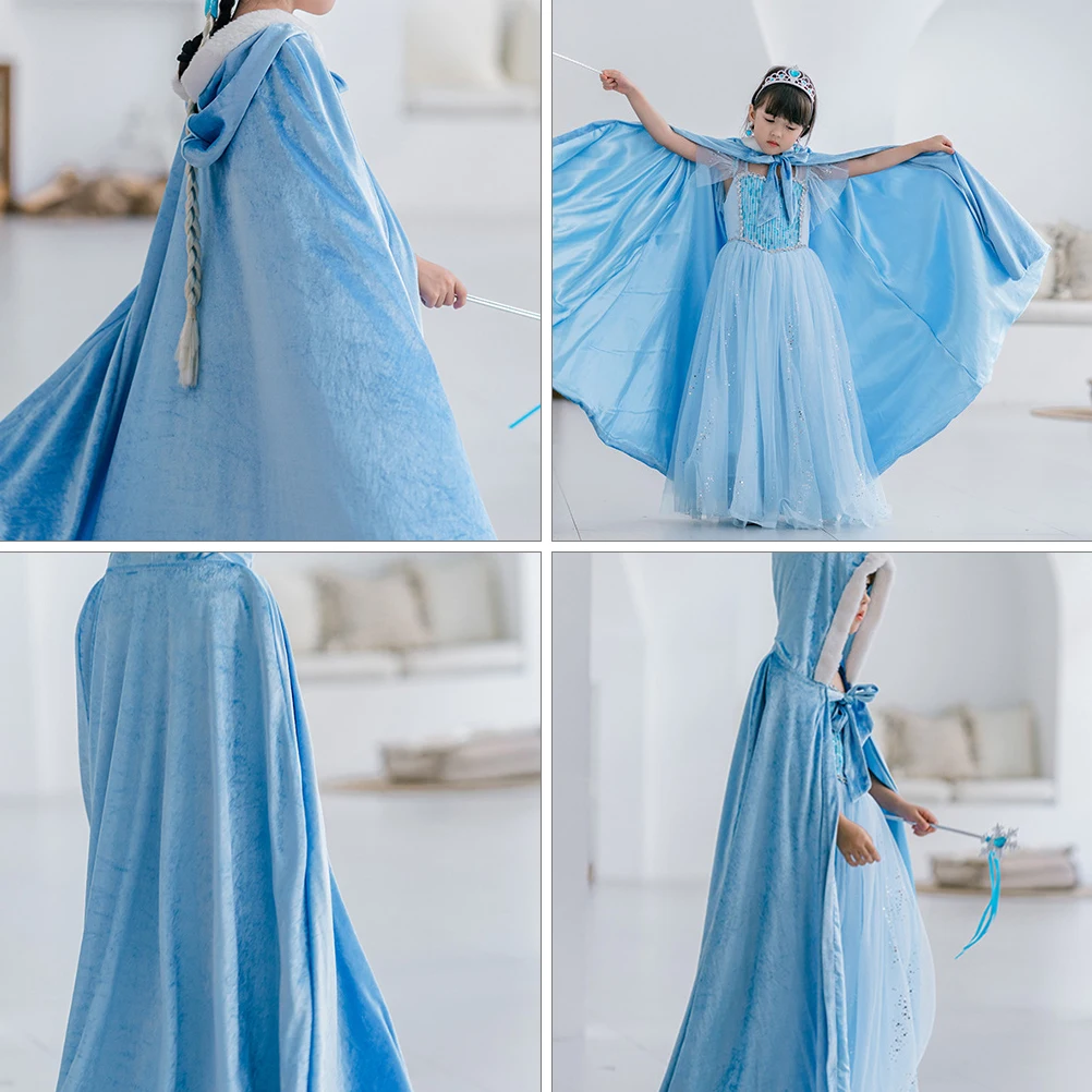 

Children's Cape Kids Halloween Costume Cloak Girls Clothes for Hooded Popularity