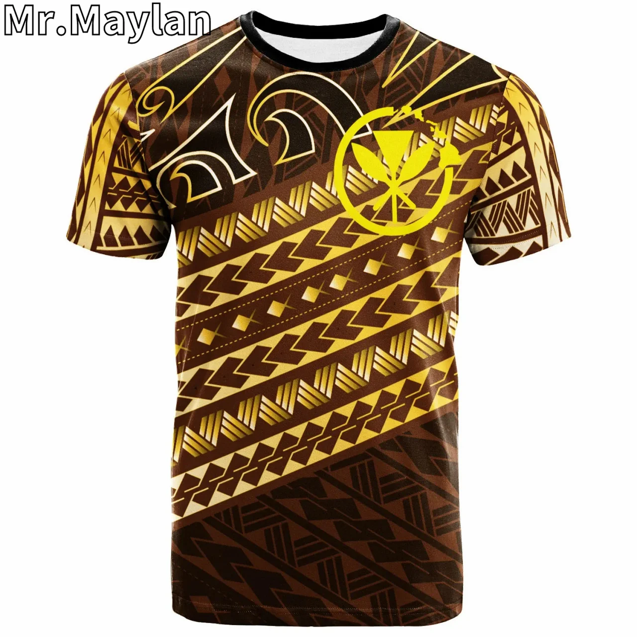 3D Custom Hawaii Polynesian T-Shirt Polynesian Diagonal Pattern Tshirt Man/Woman Harajuku Streetwear Tshirts Short sleeve-66