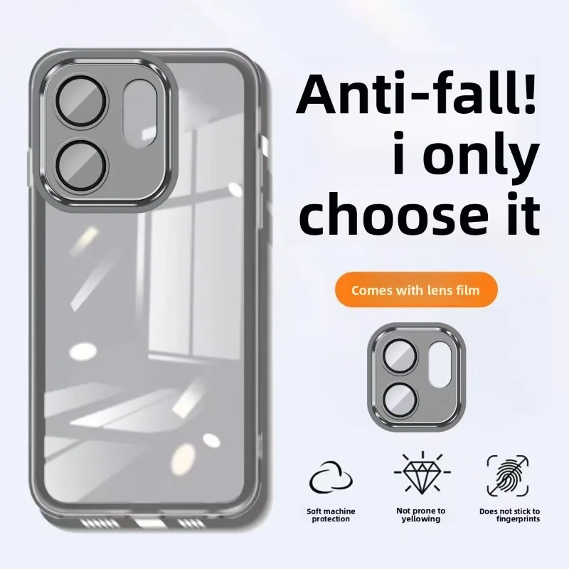 حزمة كاملة شفافة لهاتف OPPO Reno 15/14Pro 15ProMax 15/14/FS A5Pro A6Pro/A3 4G A6Pro/A5X/A5/A3X/A3 5G A40/A40M جراب هاتف