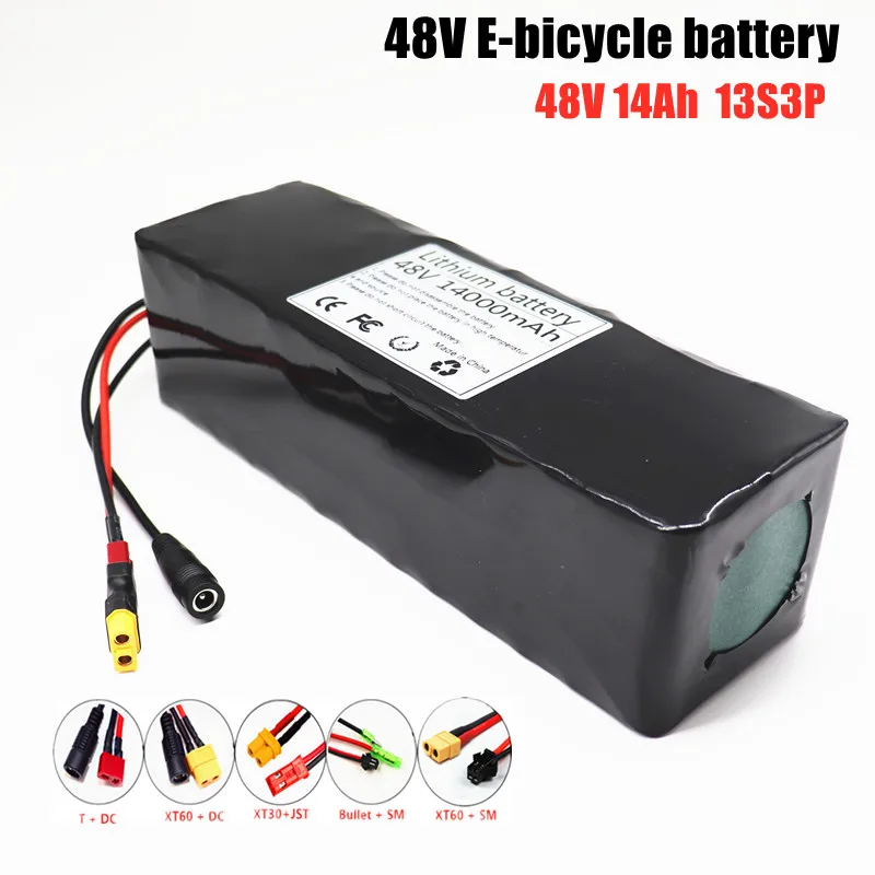 

48V electric built-in battery pack 20Ah 1000W 13S3P lithium battery with BMS discharge 48V electric commuting tool