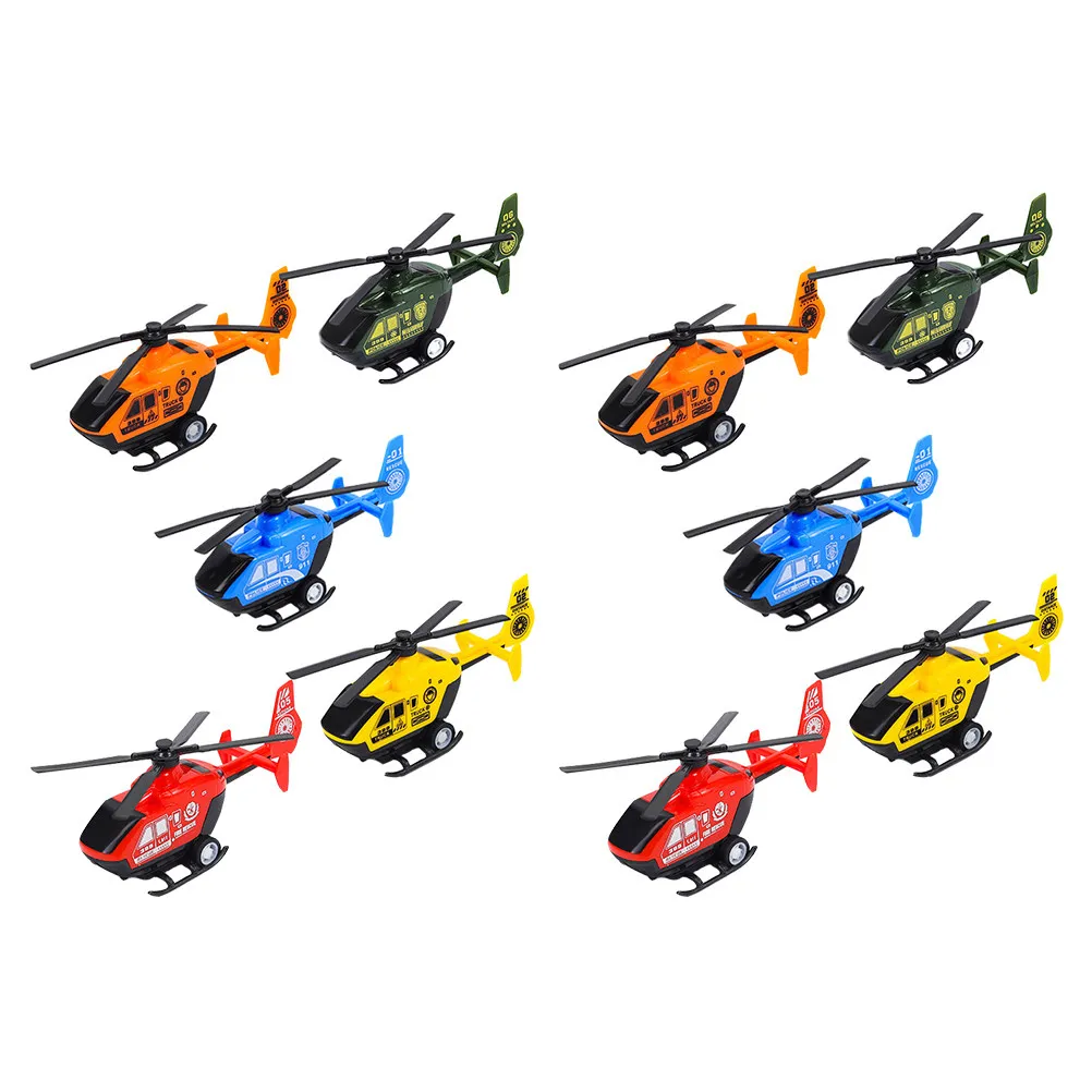 

10Pcs Flying Helicopter Aircraft Plastic Planes for Kids Playthings Sturdy Propeller Kids Flying Entertainment Relax Stress