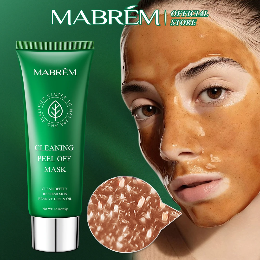 

MABREM Tear Pull Mask Remove Blackhead Oil control Shrink Pore Improve Rough Skin Smooth Acne Remover Mask Face Moisturizing