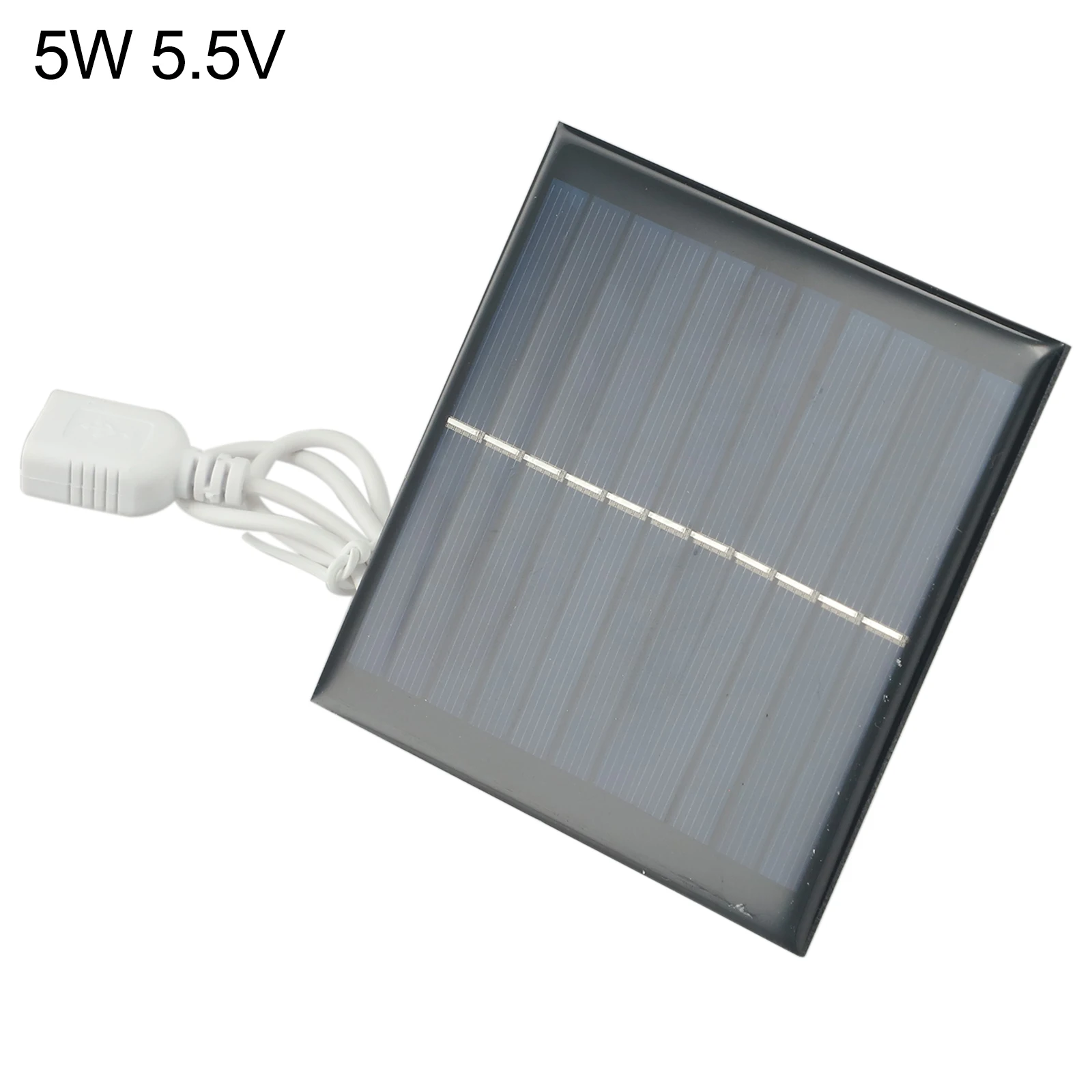 Panel solar monocristalino Cargador solar USB para áreas sin electricidad Fácil de transportar Alta tasa de conversión