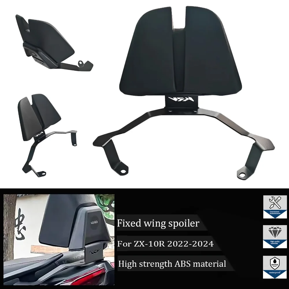 

Motorcycle Passenger Cushion Backrest For GWANGYANG KRV180 All Years Aluminum alloy and PP foam Rear Seat Rack Luggage Safety