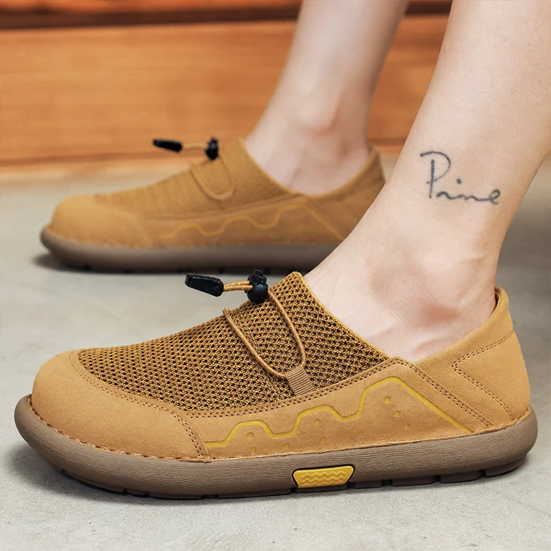scarpe-estive-da-uomo-in-rete-traspiranti-slip-on-resistenti-all'usura-con-suola-morbida-casual-da-passeggio-in-pelle-stile-romano-per-esterni