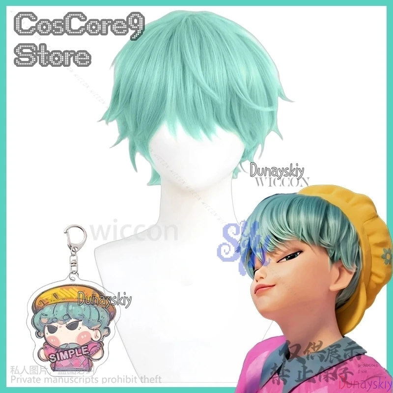 

Аниме фильм Kpop Demon Saja Boys Baby Saja Косплей Корея Kawaii Boys Mint Green Y2K Модные парики Jirai Kei Resistant Halloween