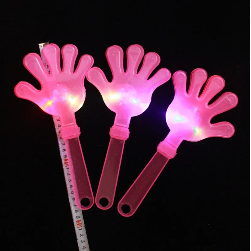 24pcs LED Flash Hand Clapper Light Up Childs Toys Gifts Luminous For Party  Girls Boys  Birthday Wedding Cosplay