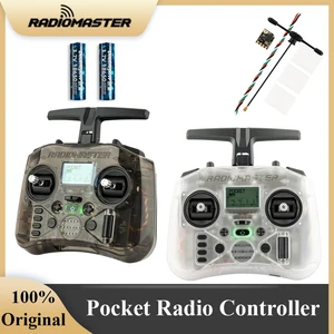 Radiomaster Saku FCC / LBT M2 ELRS CC2500 Hall Gimbal Pemancar Remote Control Portabel Dibangun Di Lampu LED Dapat Dilipat 6 pemancar elrs penjualan terbaik - №