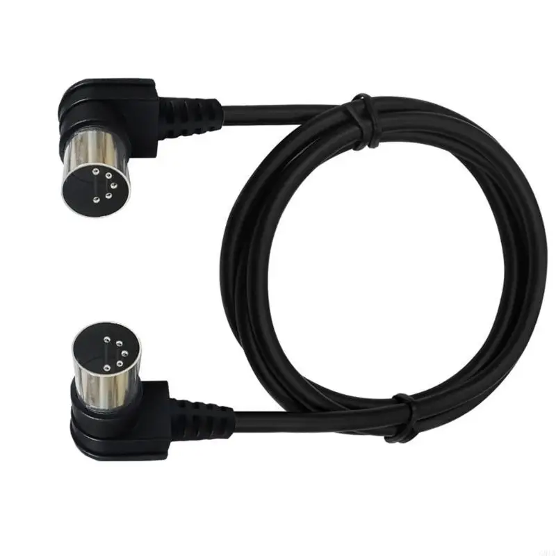 G8TA 90 درجة الكوع MIDI Cable DIN5P رؤوس مزدوجة سلك التمديد 1M 1.5M 3METER