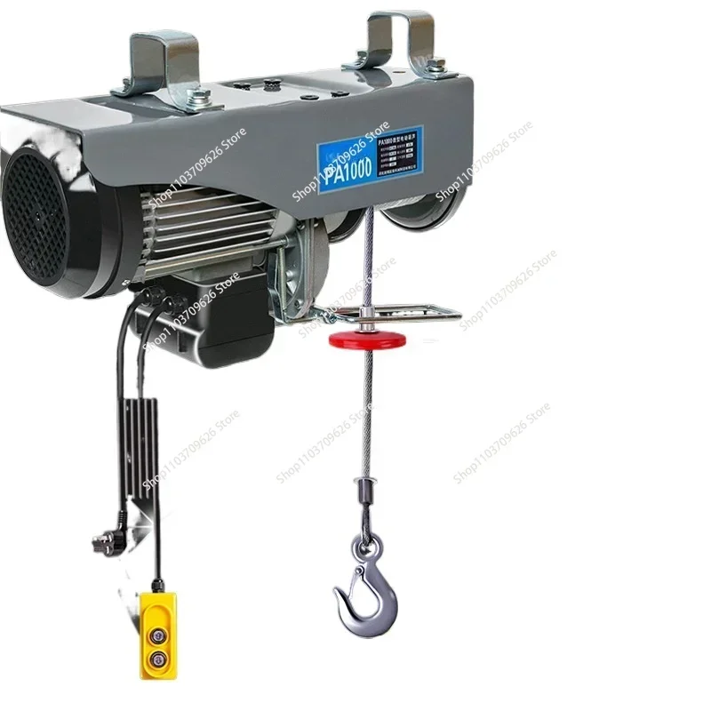 PA200 /PA300/PA400 Micro Electric Hoist 220V Crane Household Small Lift Hoist 1 Ton / 0.5T Winch Decoration Crane