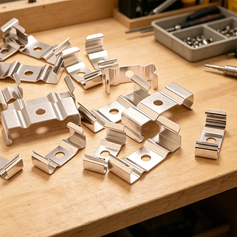 T5 T8 LED Fluorescent Tube Retaining Clip Bracket 50Pcs Plastic Nylon Holder with Mounting Screws Ceiling Lamp Install Repair