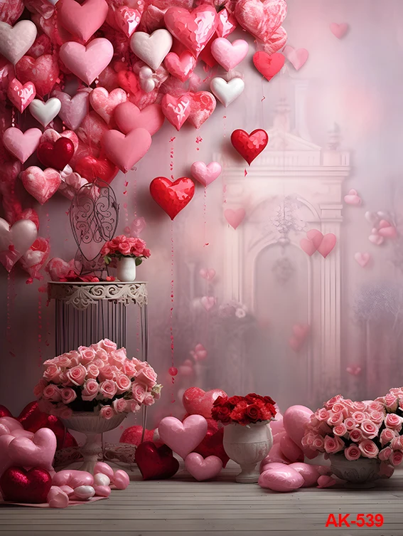 خلفيات صور لعيد الحب للتصوير الفوتوغرافي لصور الزفاف خلفية قلوب حمراء خلفية للتصوير الفوتوغرافي من الفينيل لاستوديو الصور للأطفال