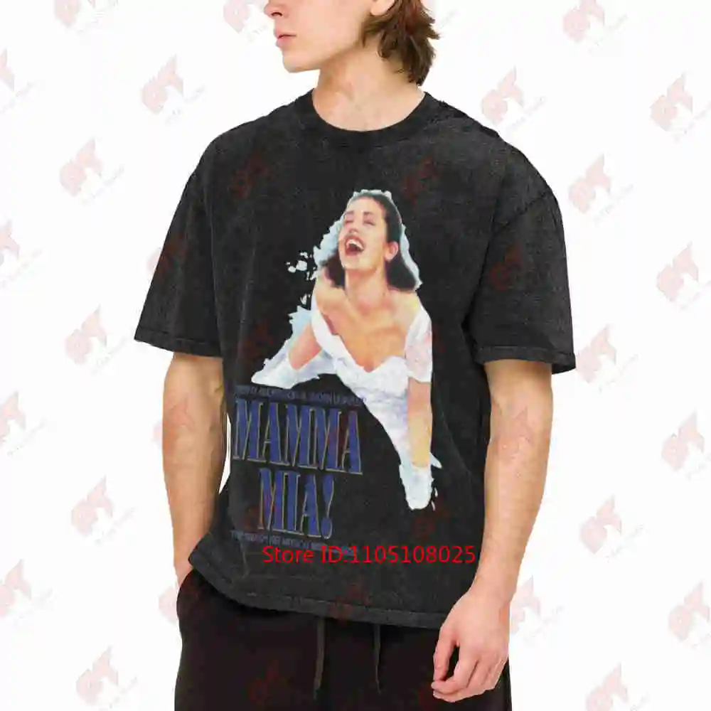Mamma Mia Broadway Musical Vintage Washed Tee Pure Cotton T-Shirt