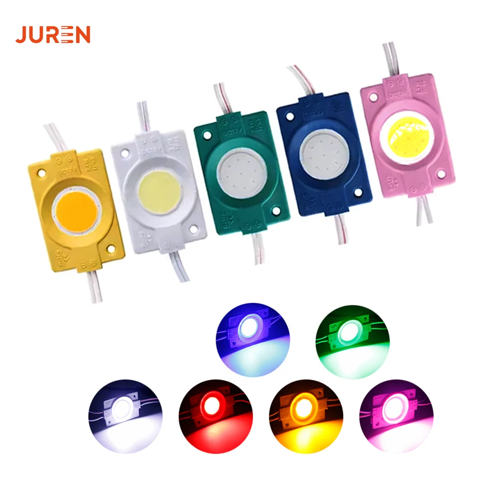 

1pcs 12V COB LED Module Waterproof IP65 Shop Banner Advertisement Design Sign Backlight in White Red Green Blue Yellow