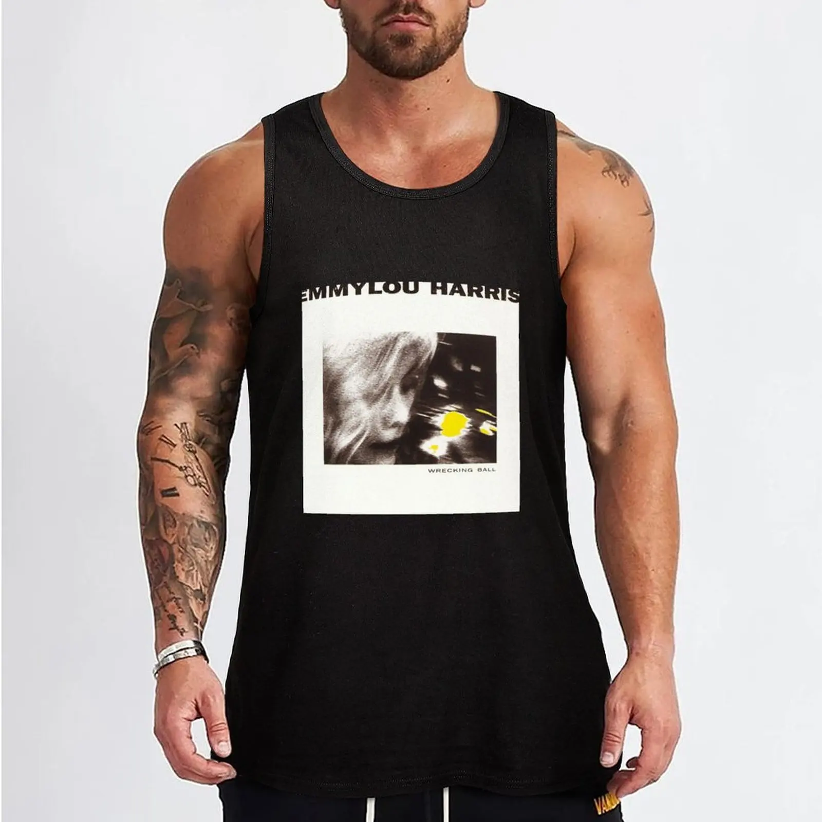 Wrecking ball Tank Top Men gym sportswear gym shirt man muscle t-shirt