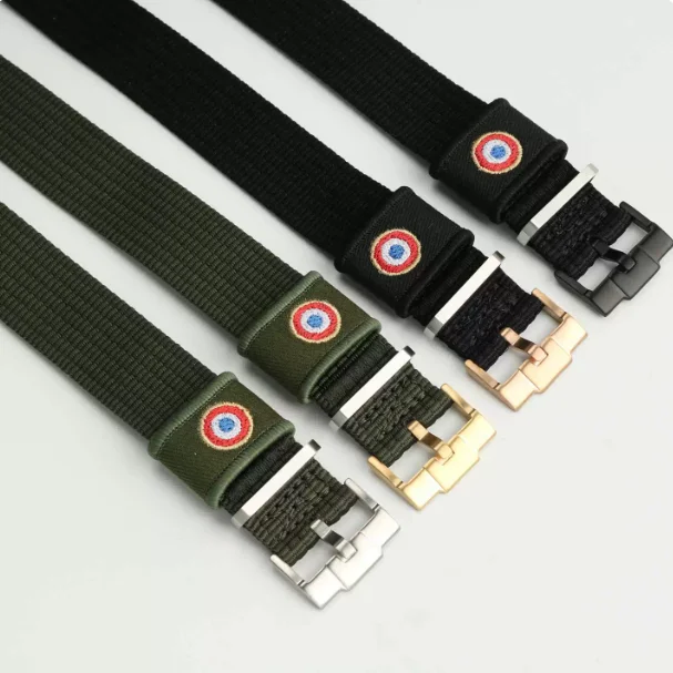 22mm For Tudor Black Bay Red Flower Pelagos M2542G M25707B M25727K Sports Nylon Watch Strap Outdoor Watchband For Men Soft Belt