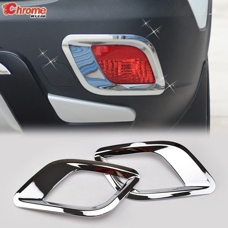 For Buick Encore Opel/Vauxhall Mokka 2012 2013 2014 2015 2016 Chrome Rear Fog Light Foglight Lamp Cover Trim Molding Decoration