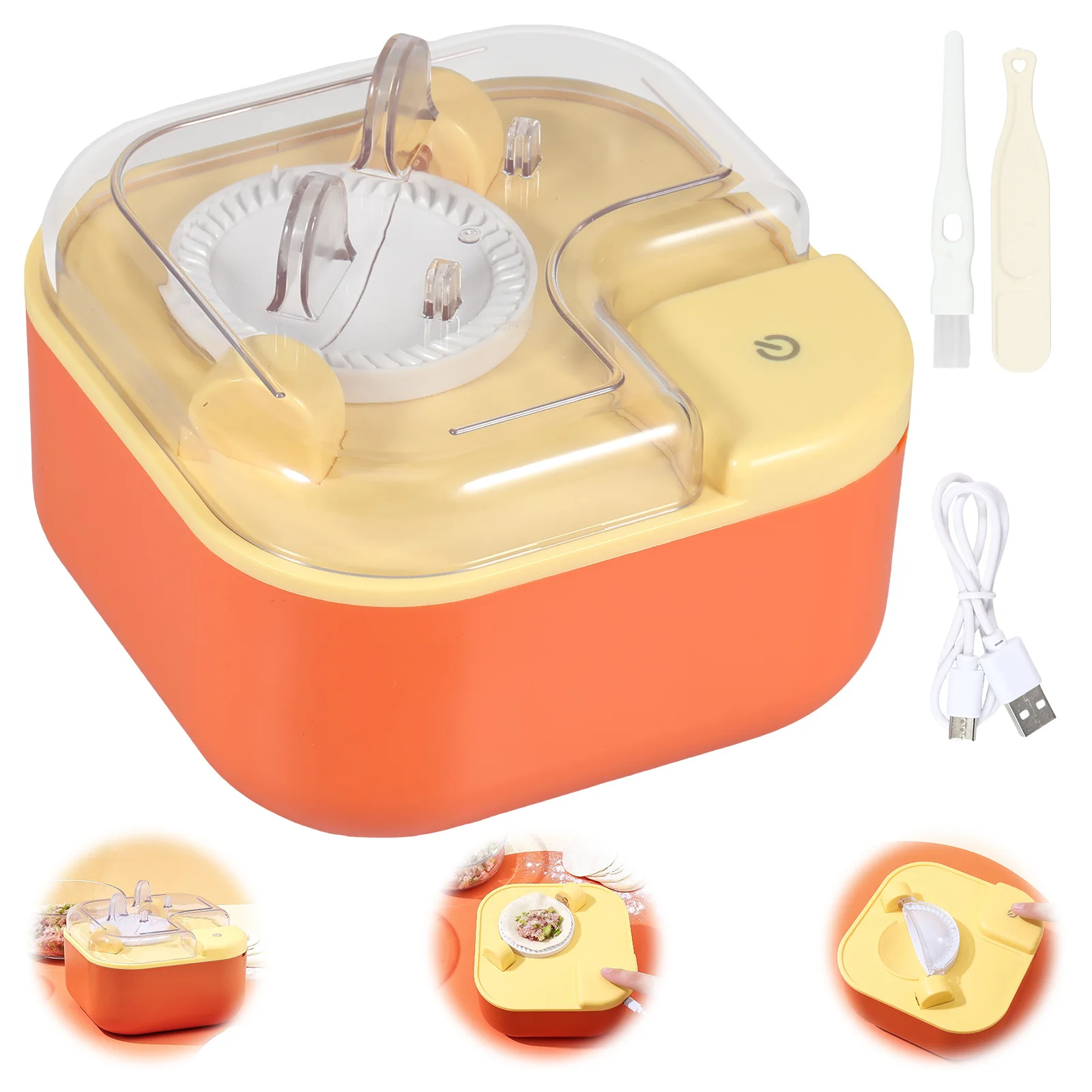 Electric Dumpling Maker Automatic Dumpling Machine Ravioli Maker for Kitchen Gadget Hands-Freeing Artifact Fast Dumpling Maker