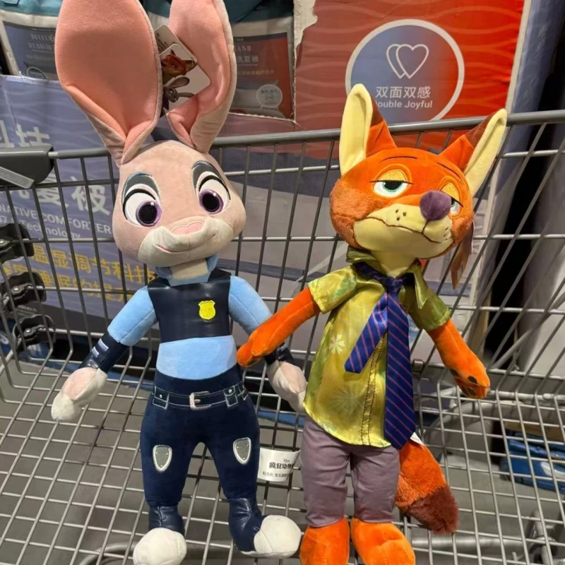 

Большой размер мультфильм аниме фильм Zootopia плюшевая игрушка лиса Ник кролик Джуди кукла мягкие игрушки животные детские рождественские подарки