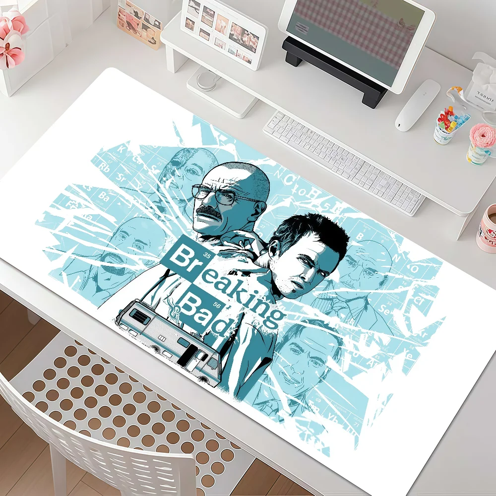 TV Series Breaking B-bad Self Adhesive Mouse Pad Anti Slip Rubber Edge Locked Thickened Laptop Gaming Desk Mat