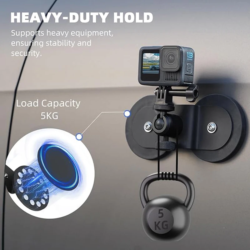Magnetische Auto Außerhalb Halterung Ständer Magnet Action Kamera Unterstützung Halter für GoPro Insta360 X4 X3 Go 3S DJI Pocket 3 Zubehör – Detail 3